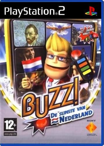 Buzz! - De Slimste Van Nederland [PS2], Spelcomputers en Games, Ophalen of Verzenden, Nieuw