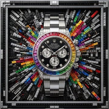 Artxlife - Lego Rolex Daytona Rainbow Explosion, Nieuw