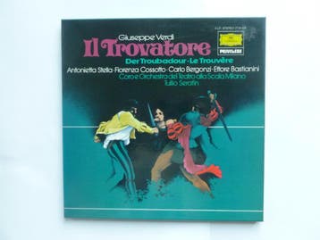 Verdi - Il Trovatore / Stella, Bergonzi, Tullio Serafin (3 L, Ophalen of Verzenden, Zo goed als nieuw