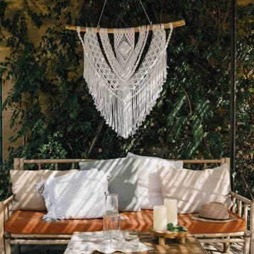 Macramépatroon Wandkleed Boho met Franjes - Katia Design, Ophalen of Verzenden, Nieuw