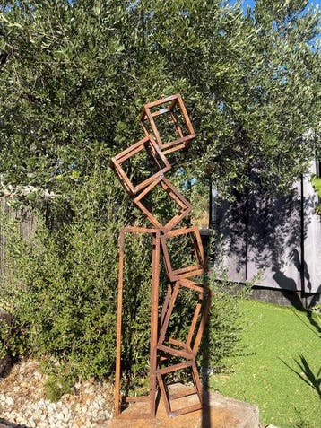 Ana Lucia B.M - Sculpture Corten - BIG XXL -