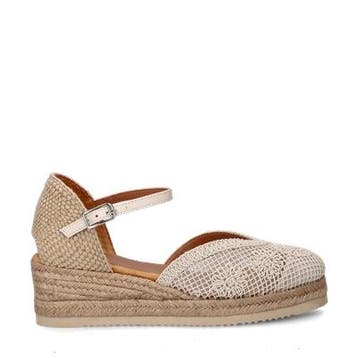 Unisa Ceuta espadrilles voor dames in het Wit, Verzenden, Wit, Nieuw, Espadrilles of Moccasins