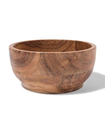 HEMA Kom Ø16cm hout 6=50% / 4=20% / 2=10%, Huis en Inrichting, Verzenden, Nieuw