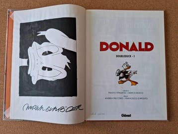 Donald - Doubleduck T1 + dédicace - C - 1 Album - Eerste, Nieuw