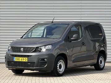 Peugeot Partner 1.5 BlueHDI Premium NIEUWSTAAT 27DKM MARGE, Stof, Gebruikt, Euro 6, Grijs