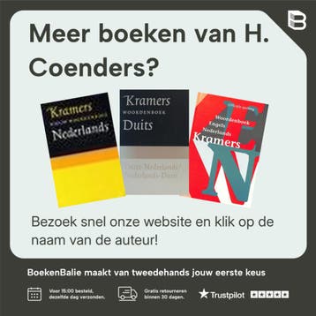 Engels-Nederlands/Nederlands-Engels, Boeken, Woordenboeken, Verzenden, Gelezen, H. Coenders
