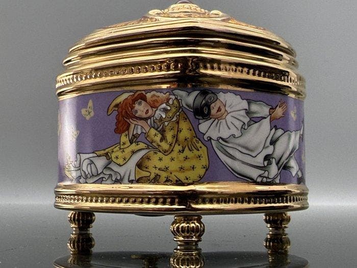 House of Faberge - Imperial 24 Karat Gold Plated Pulcinella, Antiek en Kunst, Curiosa en Brocante