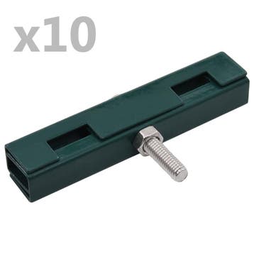 vidaXL U-matverbinding 10 sets groen, Tuin en Terras, Verzenden, Nieuw