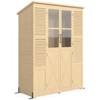 Houten Tuinkast Loopbare Gereedschapsschuur Met Plank Acrylr, Verzenden, Nieuw