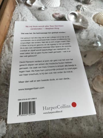 Tess Gerritsen - Onder het mes, Gelezen, Tess Gerritsen