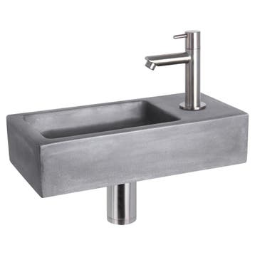 Fonteinset Differnz Ravo Beton 38.5x18.5x9 cm Donker Grijs, Ophalen of Verzenden, Nieuw, Overige typen