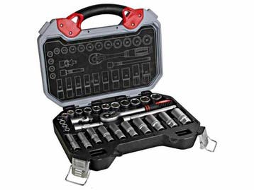 Veiling - Toolland dopsleutelset 29-pack staal, Nieuw