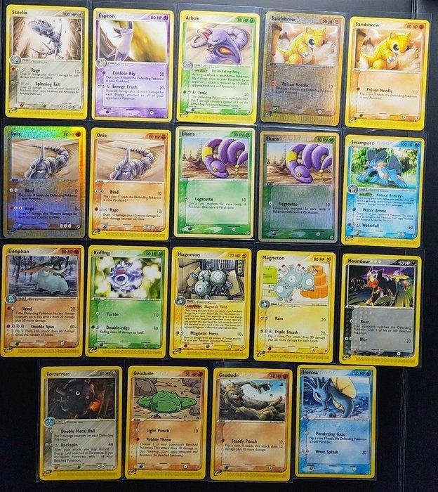 Pokémon - 19 Card - 2003/2004 - EX - EX Ruby and Sapphire,, Hobby en Vrije tijd, Verzamelkaartspellen | Pokémon
