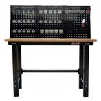 Werkbank met achterwand – Werkbank set 150 cm. kleur zwart., Ophalen of Verzenden, Nieuw