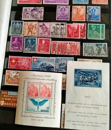 Zwitserland 1882/1964 - volledige en onvolledige series, Gestempeld