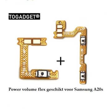 Samsung Galaxy A20s power en volume Flex Kabel, Verzenden, Nieuw