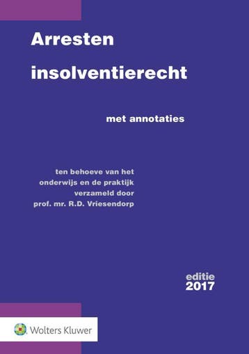 Arresten insolventierecht 9789013140583, Verzenden, Zo goed als nieuw