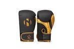 Bokshandschoenen   Nihon | Zwart / Goud (Maat: 8OZ), Sport en Fitness, Vechtsporten en Zelfverdediging, Verzenden, Nieuw, Overige