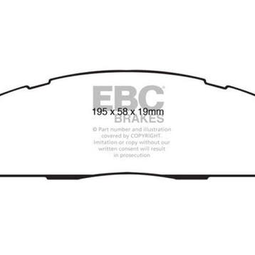 EBC 09-11 Dodge Ram 2500 Pick-up 5.7 2WD/4WD Greenstuff Rear, Ophalen of Verzenden, Nieuw