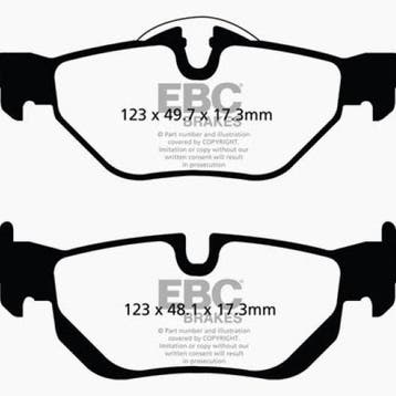 EBC 13+ BMW X1 2.0 Turbo (28i) Yellowstuff Rear Brake Pads, Ophalen of Verzenden, Nieuw