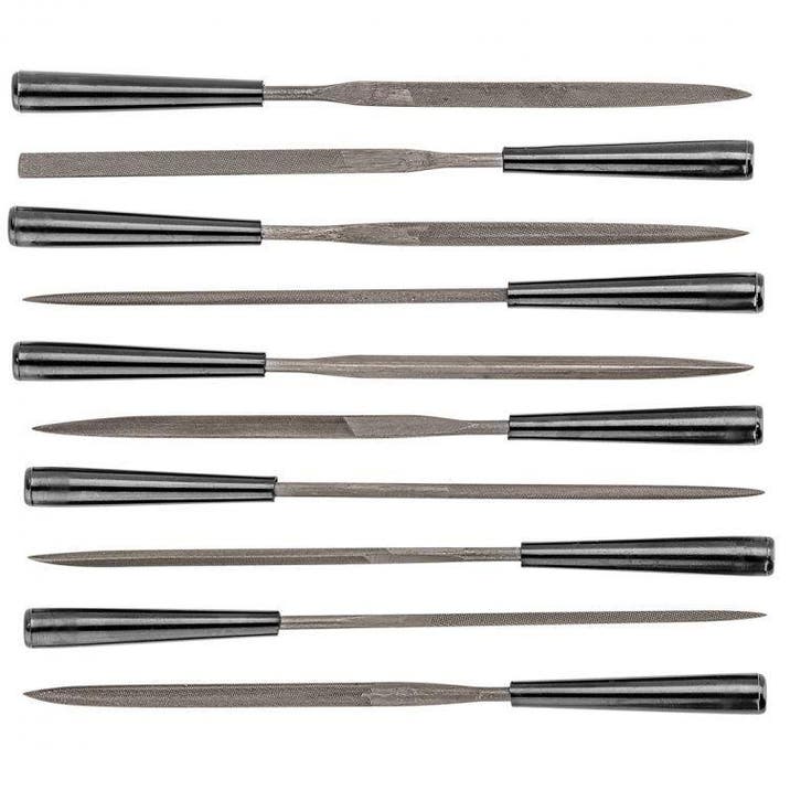 Naaldvijlen set - 140 x 3mm - 10 stuks, Hobby en Vrije tijd, Modelbouw | Overige, Groter dan 1:32, Nieuw, Ophalen of Verzenden