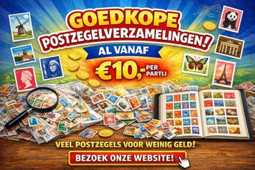 Postzegelverzamelingen al vanaf 10 euro! Bezoek onze website, Postzegels en Munten, Postzegels | Volle albums en Verzamelingen