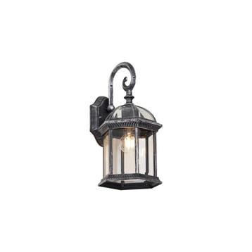 Klassieke buiten wandlamp antiek zilver IP44 - Glasgow, Verzenden, Nieuw, Aluminium