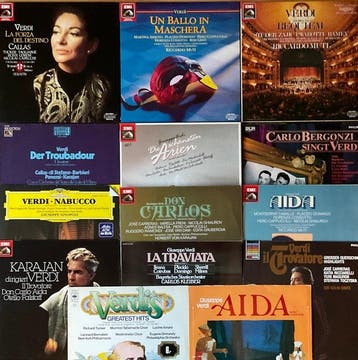 Giuseppe Verdi - Diverse artiesten - 4 x LP Boxes + 1 x, Nieuw in verpakking