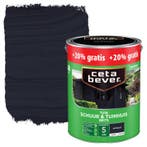 CetaBever Schuur & Tuinhuis Beits - 3 liter - Antraciet, Doe-het-zelf en Verbouw, Verf, Beits en Lak, Verzenden, Nieuw