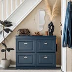 Schoenenkast 4 Kleppen – Smal Model met 8 Opbergvakken, Huis en Inrichting, Kasten | Schoenenkasten, Verzenden, Nieuw