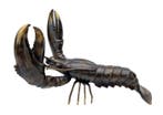 Beeldje - Lifelike Lobster - Brons