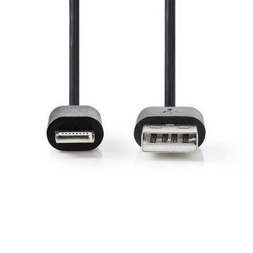 Apple Lightning kabel |  2 meter (Zwart), Verzenden, Nieuw