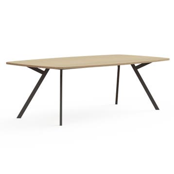 Bridge vergadertafel, tonvorm, 240x100/120 cm, Vergader- of Presentatieruimte, Ophalen of Verzenden, Nieuw in verpakking, Tafel