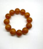 Armband van Baltisch barnsteen kralen, 18 mm, 46,0 g, in
