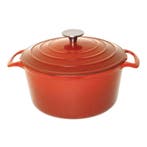 Ronde Braadpan Oranje 4ltr | Ø23,5cm, Verzenden