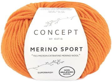 Katia Concept Merino Sport - 67 oranje - Wol Garen, Ophalen of Verzenden, Nieuw