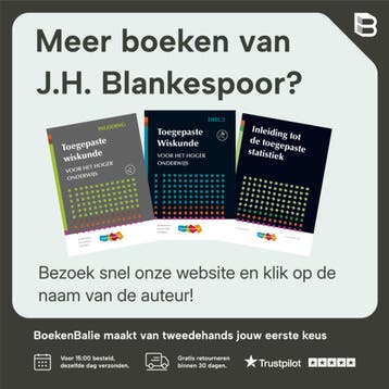 Toegepaste wiskunde voor het hoger beroepsonderwijs, Verzenden, Gelezen, J.H. Blankespoor