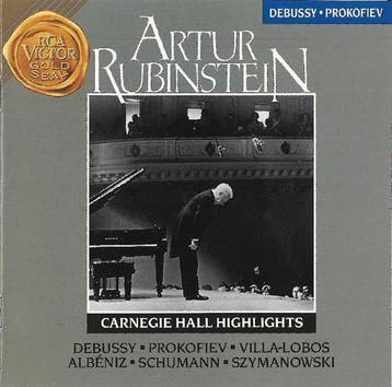 cd - Artur Rubinstein - Carnegie Hall Highlights, Verzenden, Zo goed als nieuw