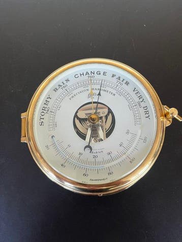 Barometer - Metaal - Schatz & Sohne