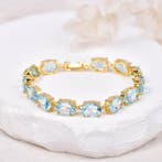 Zonder minimumprijs - Armband Zilver - Topaz -, Nieuw