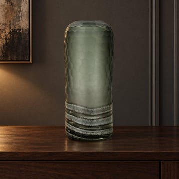 Vaas - Glas - Hand Cut vase