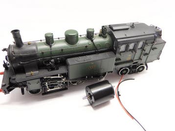 micromotor HRI004 ombouwset Rivarossi BR 77, K. Bay. Sts., Overige merken, Gelijkstroom, Verzenden, Overige typen