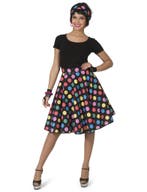50s Rock en Roll Rok Stippen, Ophalen of Verzenden, Nieuw