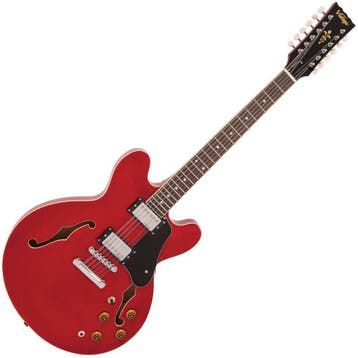 Vintage Semi-Acoustic 12 String Guitar - Cherry Red, Verzenden, Nieuw