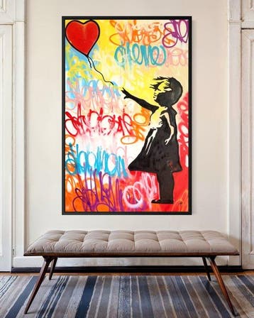 Gunnar Zyl - Girl With Balloon / Banksy & Zyl XXL