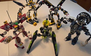 Lego Set - Exo-Force - Collection – 5 Sets – 7703, 8102,, Nieuw