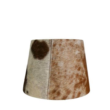 lampenkap koe bruin/wit 20cm, Verzenden, Nieuw