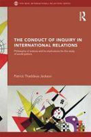 The Conduct of Inquiry in International Relations, Verzenden, Gelezen, Patrick Thaddeus Jackson