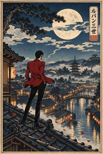 MEDSAN - Lupin III Moonlit Rooftop () - UNIQUE