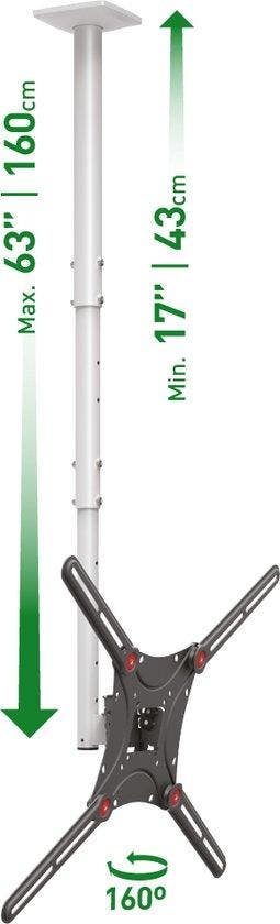 Barkan - Plafondbeugel 13 inch - 75 inch/33cm - 191cm - Vlak, Verzenden, Nieuw